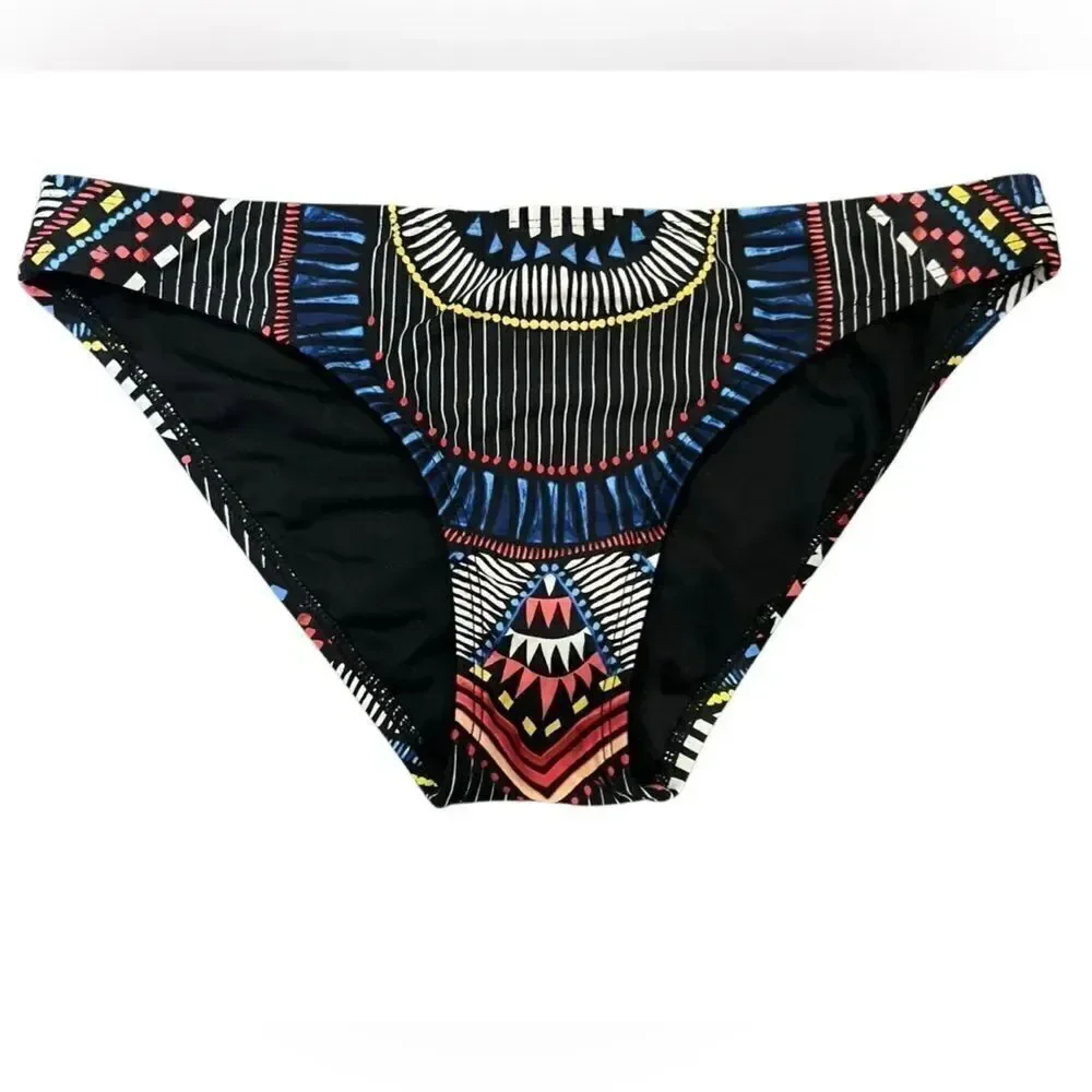 Bar III Two Piece Bikini Swimsuit Set abstract boho Size top XS bottoms S